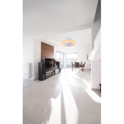 Globo - LED Dimbar taklampa med fläkt LED/40W/230V 3000-6000K + fjärrkontroll