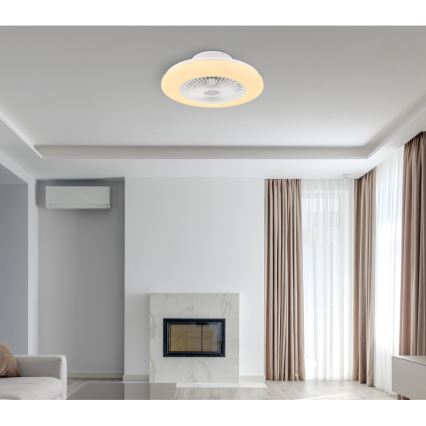 Globo - LED Dimbar taklampa med fläkt LED/30W/230V 3000-6500K + fjärrkontroll