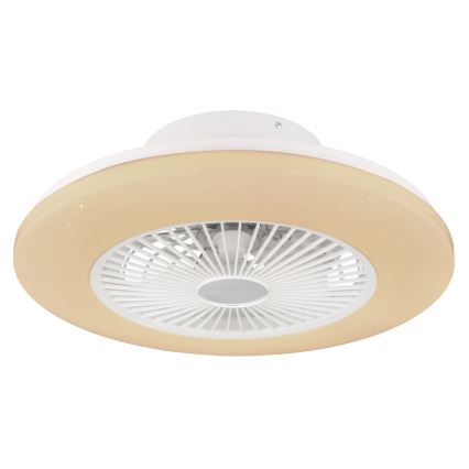 Globo - LED Dimbar taklampa med fläkt LED/30W/230V 3000-6500K + fjärrkontroll