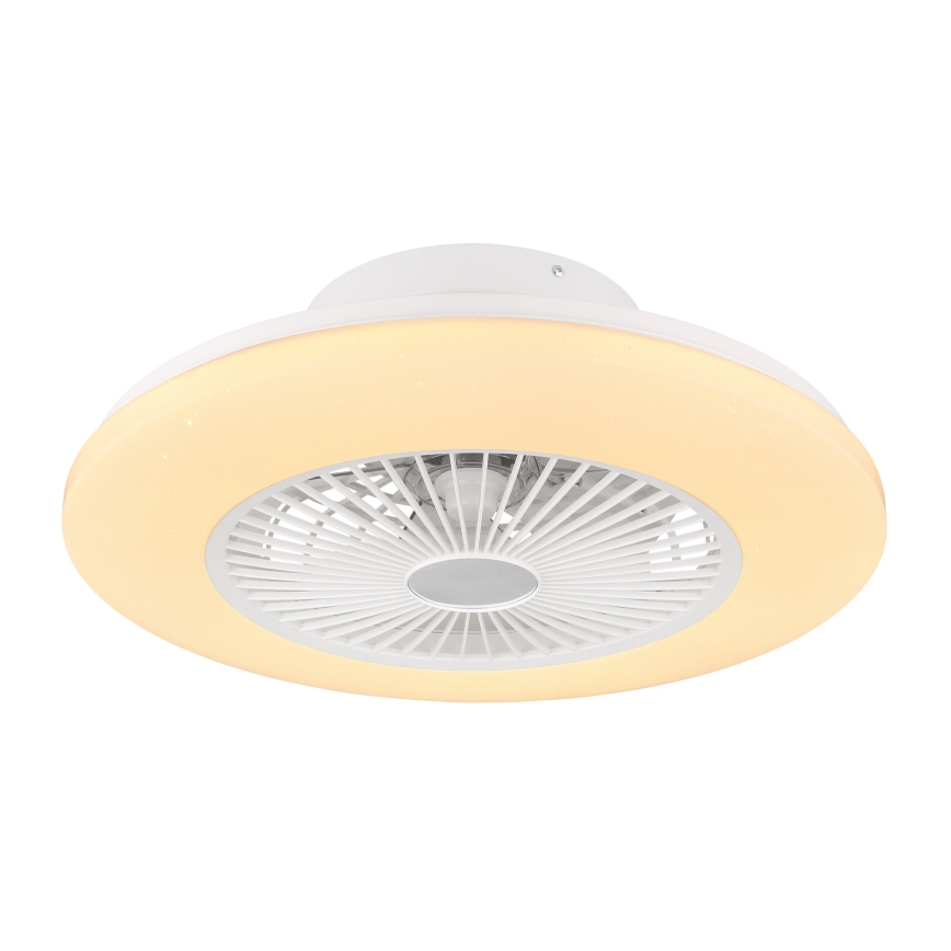 Globo - LED Dimbar taklampa med fläkt LED/30W/230V 3000-6500K + fjärrkontroll
