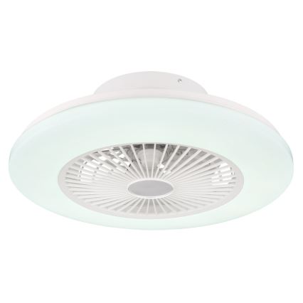 Globo - LED Dimbar taklampa med fläkt LED/30W/230V 3000-6500K + fjärrkontroll