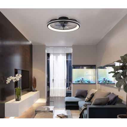 Globo - LED Dimbar takfläkt LED/40W/230V 3000-6500K + fjärrkontroll