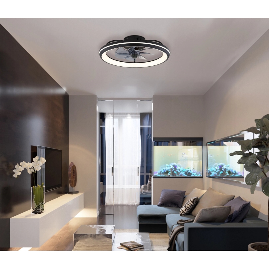 Globo - LED Dimbar takfläkt LED/40W/230V 3000-6500K + fjärrkontroll