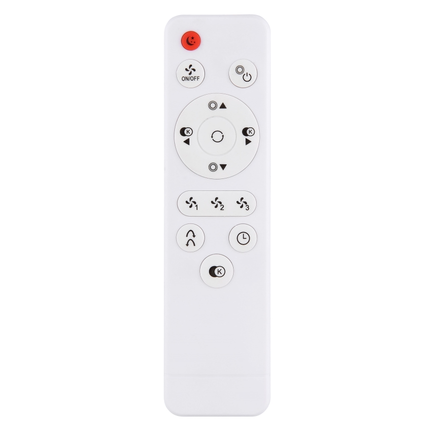 Globo - LED Dimbar taklampa med fläkt LED/30W/230V 2700-6500K brun + fjärrkontroll