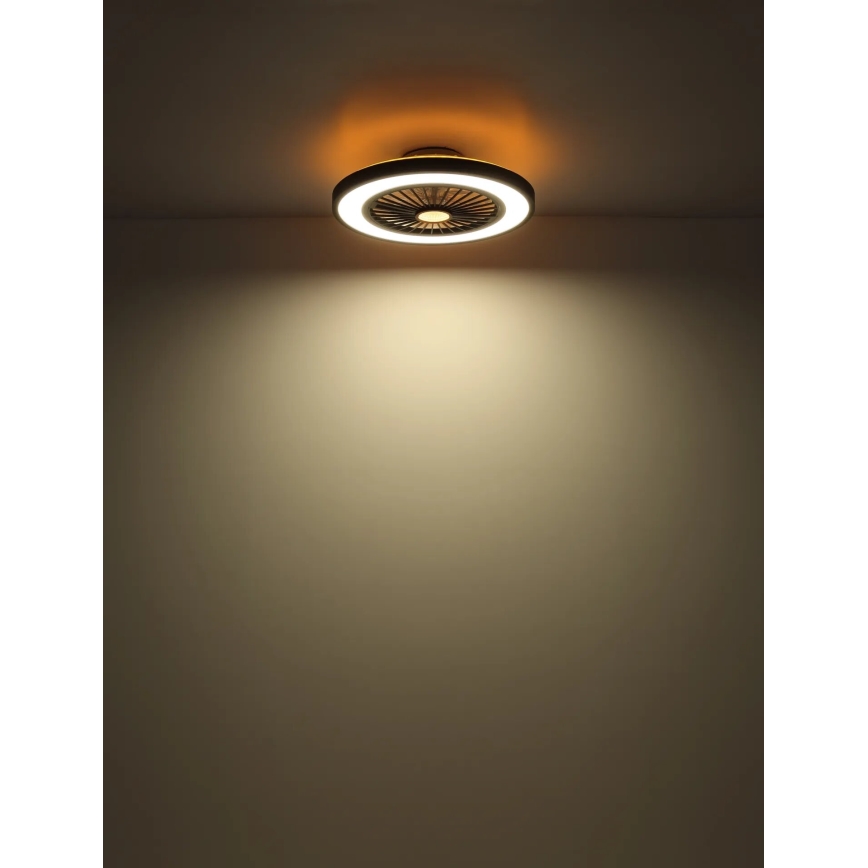 Globo - LED dimbar takfläkt LED/45W/230V 3000-6500K + fjärrkontroll