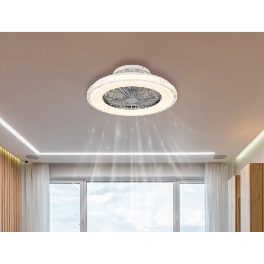 Globo - LED Dimbar takfläkt LED/40W/230V 3000-6500K + fjärrkontroll