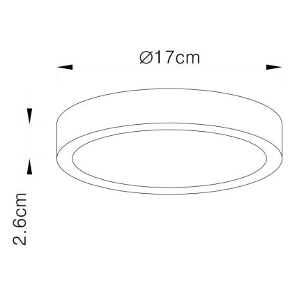 Globo 12364-22 - LED Dimbar Badrumsbelysning LED/22W/230V IP44
