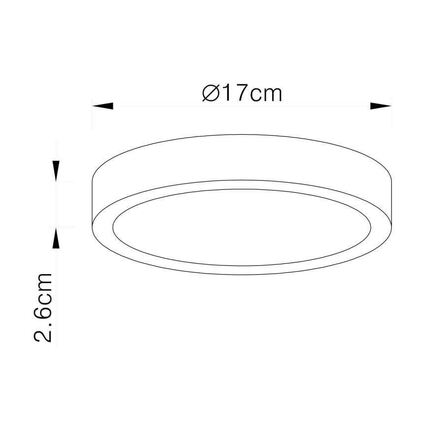 Globo 12364-22 - LED Dimbar Badrumsbelysning LED/22W/230V IP44