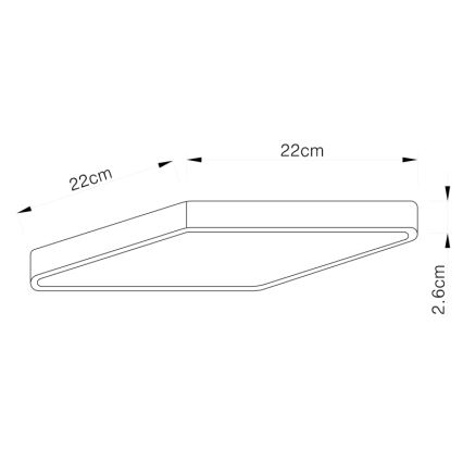 Globo - LED Dimbar taklampa LED/28W/230V