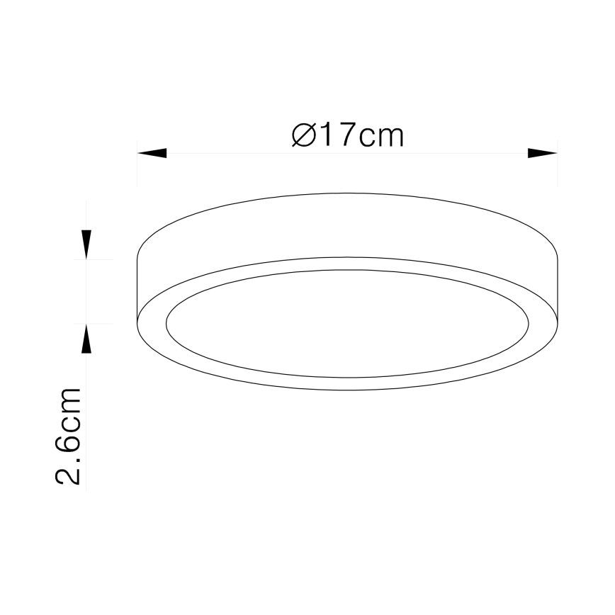 Globo - LED taklampa LED/22W/230V
