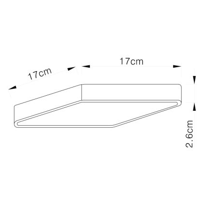 Globo 12367-22 - LED Takbelysning VITOS LED/22W/230V