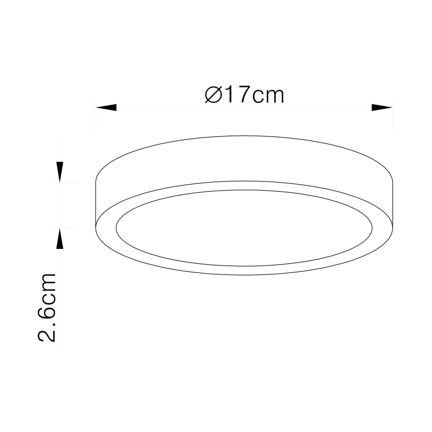 Globo - LED Dimbar taklampa LED/22W/230V