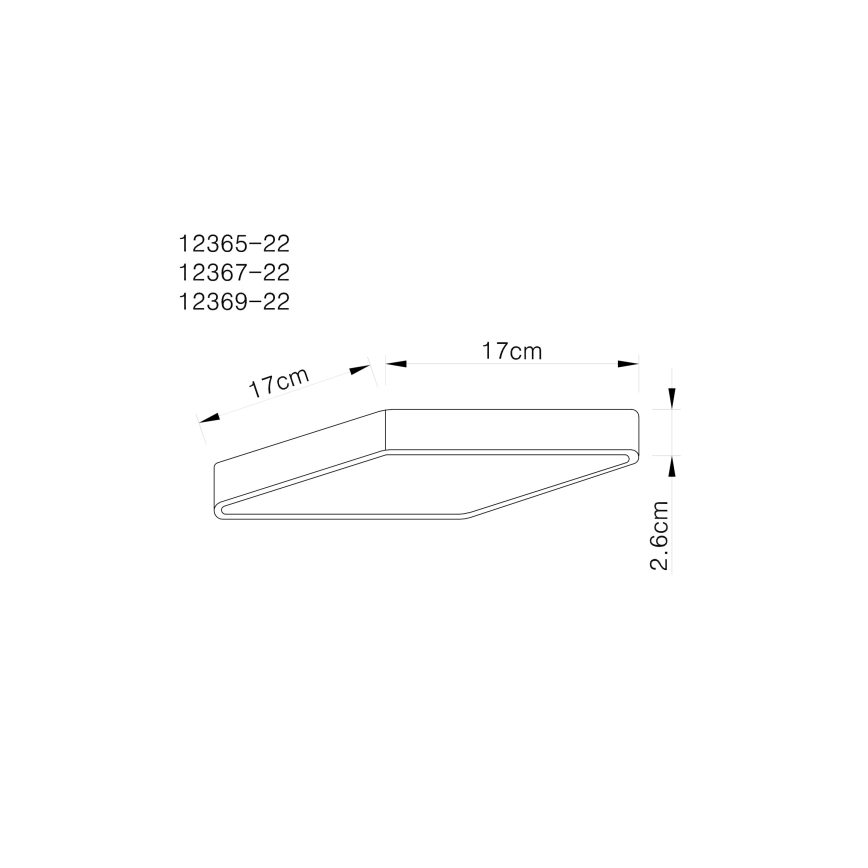 Globo 12369-22 - LED Takbelysning ECHO LED/22W/230V