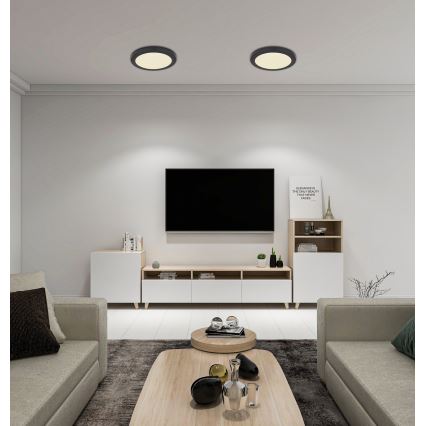 Globo - LED taklampa LED/24W/230V 3000/4000/6500K svart