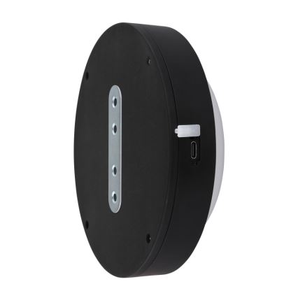 Globo - LED uppladdningsbar touch-vägglampa LED/1,2W/3,7V Ø 15 cm 1800 mAh svart