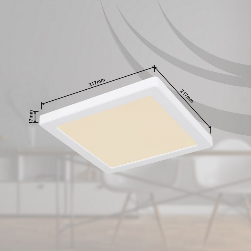 Globo - LED taklampa LED/18W/230V 3000/4000/6500K vit