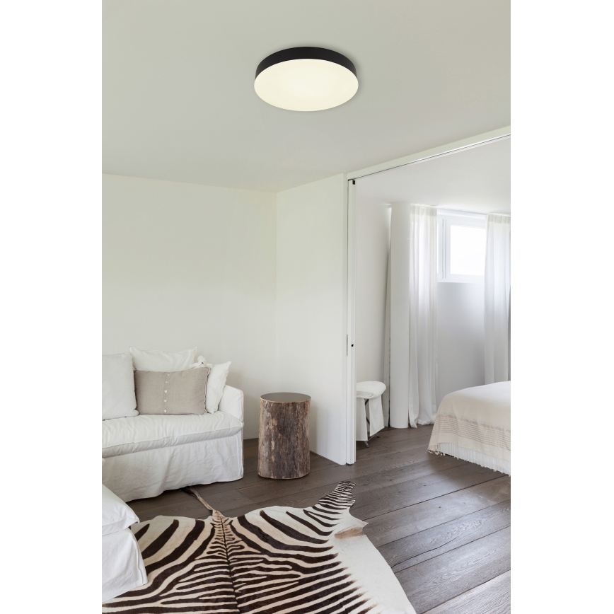 Globo - LED taklampa LED/24W/230V 3000K/4000K/6500K diameter 30 cm svart