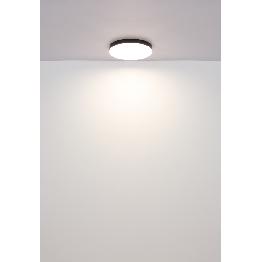 Globo - LED taklampa LED/24W/230V 3000K/4000K/6500K diameter 30 cm svart