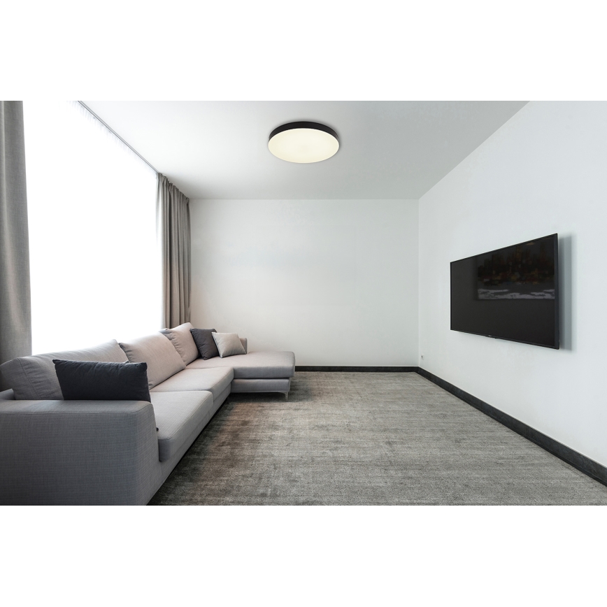 Globo - LED taklampa LED/36W/230V 3000K/4000K/6500K diameter 40 cm svart
