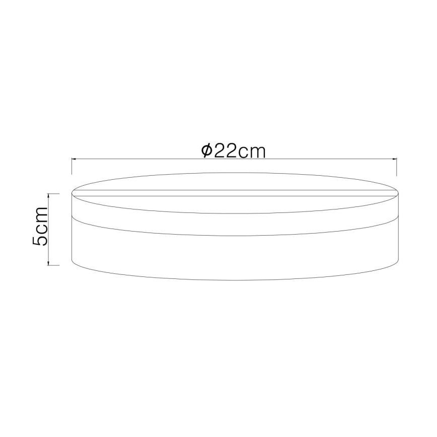 Globo - LED taklampa LED/12W/230V 4000K diameter 22 cm vit
