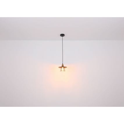 Globo - Ljuskrona med upphängningsrem 1xE27/60W/230V