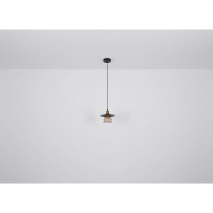 Globo - Ljuskrona med upphängningsrem 1xE27/60W/230V