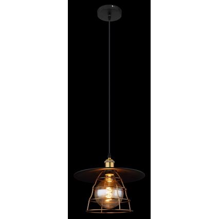 Globo - Ljuskrona med upphängningsrem 1xE27/60W/230V