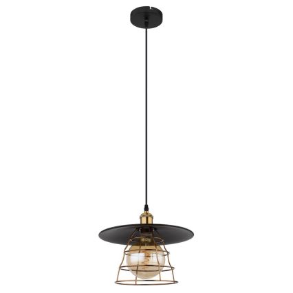 Globo - Ljuskrona med upphängningsrem 1xE27/60W/230V