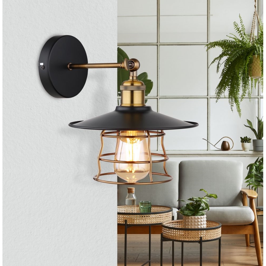 Globo - Vägglampa 1xE27/60W/230V