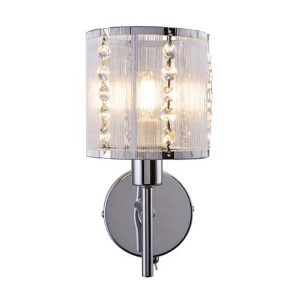 Globo - Vägglampa 1xE14/40W/230V matt krom