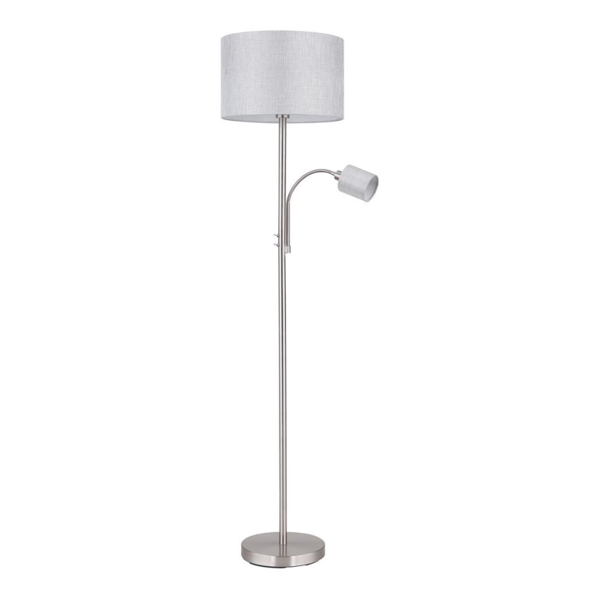 Globo 15185S4 - Golvlampa PACO 1xE27/40W/230V + 1xE14/25W