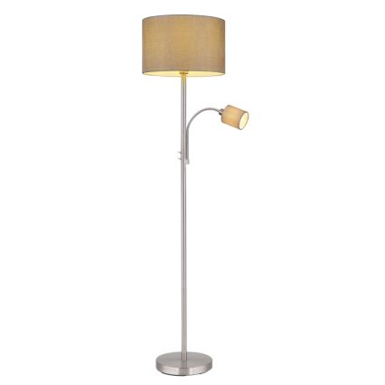Globo 15185S4 - Golvlampa PACO 1xE27/40W/230V + 1xE14/25W