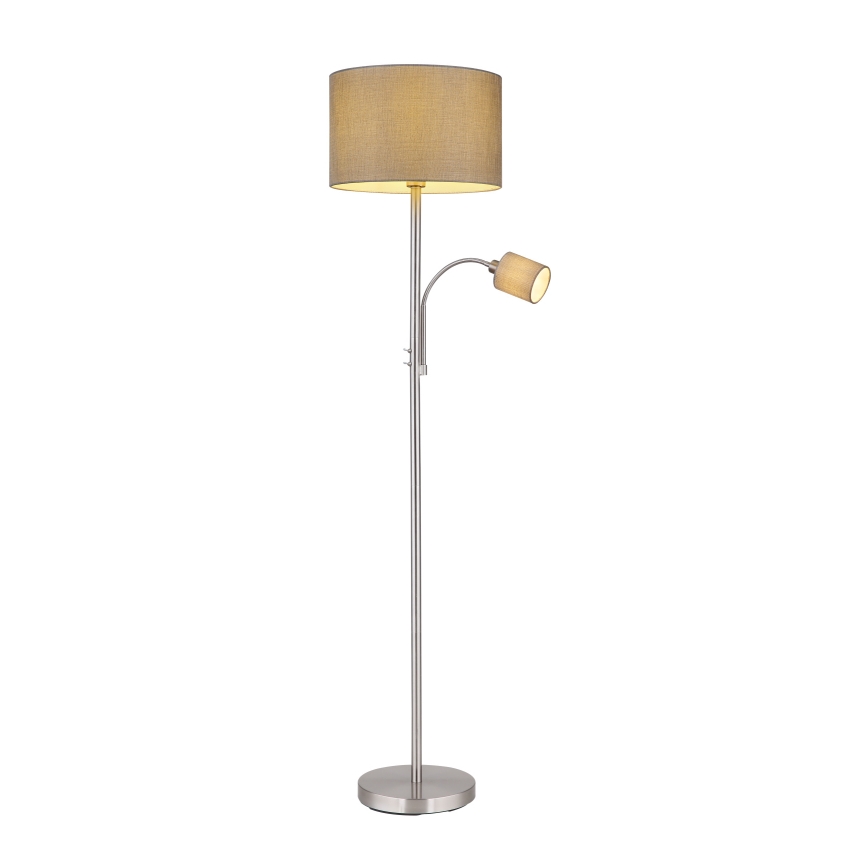 Globo 15185S4 - Golvlampa PACO 1xE27/40W/230V + 1xE14/25W