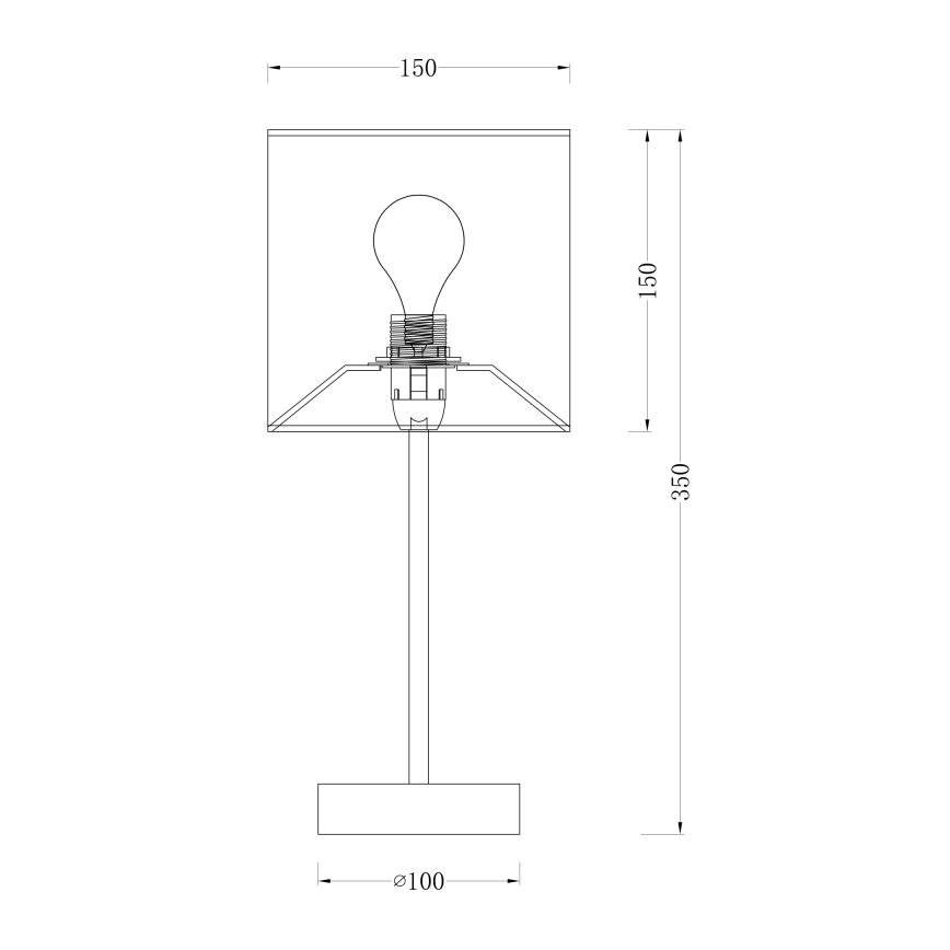 Globo 15185T - Bordslampa PACO 1xE14/40W/230V