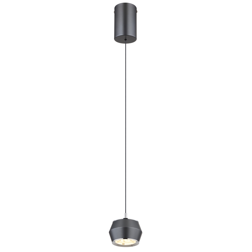Globo - LED ljuskrona med textilsladd LED/6W/230V