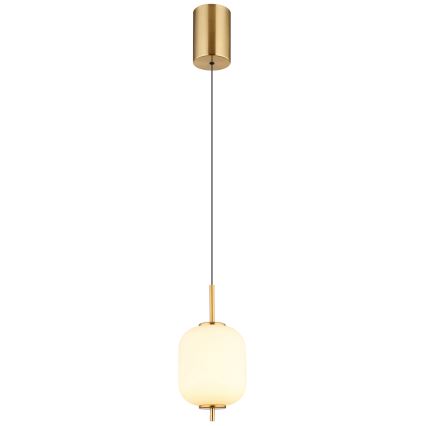 Globo - LED ljuskrona med textilsladd LED/7W/230V