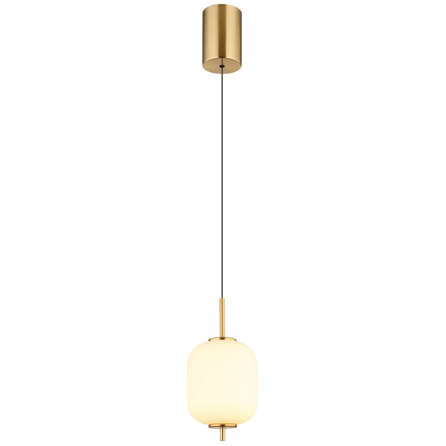 Globo - LED ljuskrona med textilsladd LED/7W/230V