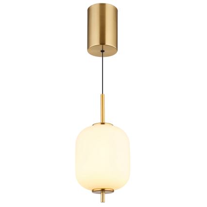Globo - LED ljuskrona med textilsladd LED/7W/230V