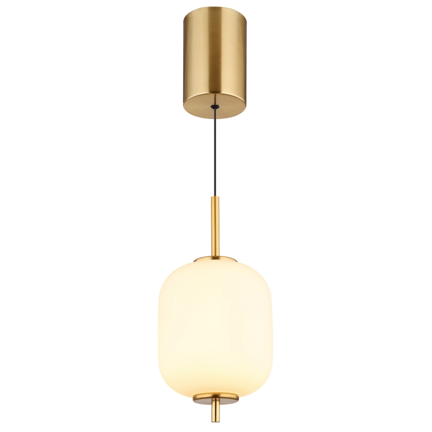 Globo - LED ljuskrona med textilsladd LED/7W/230V
