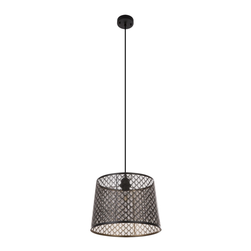 Globo - Ljuskrona med textilsladd 1xE27/60W/230V