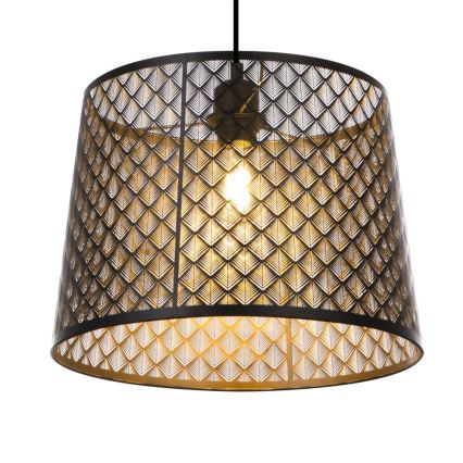 Globo - Ljuskrona med textilsladd 1xE27/60W/230V