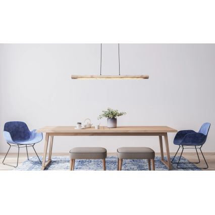 Globo 15354-20 - Dimbar LED-pendel på vajer FELICITAS LED/25W/230V beige