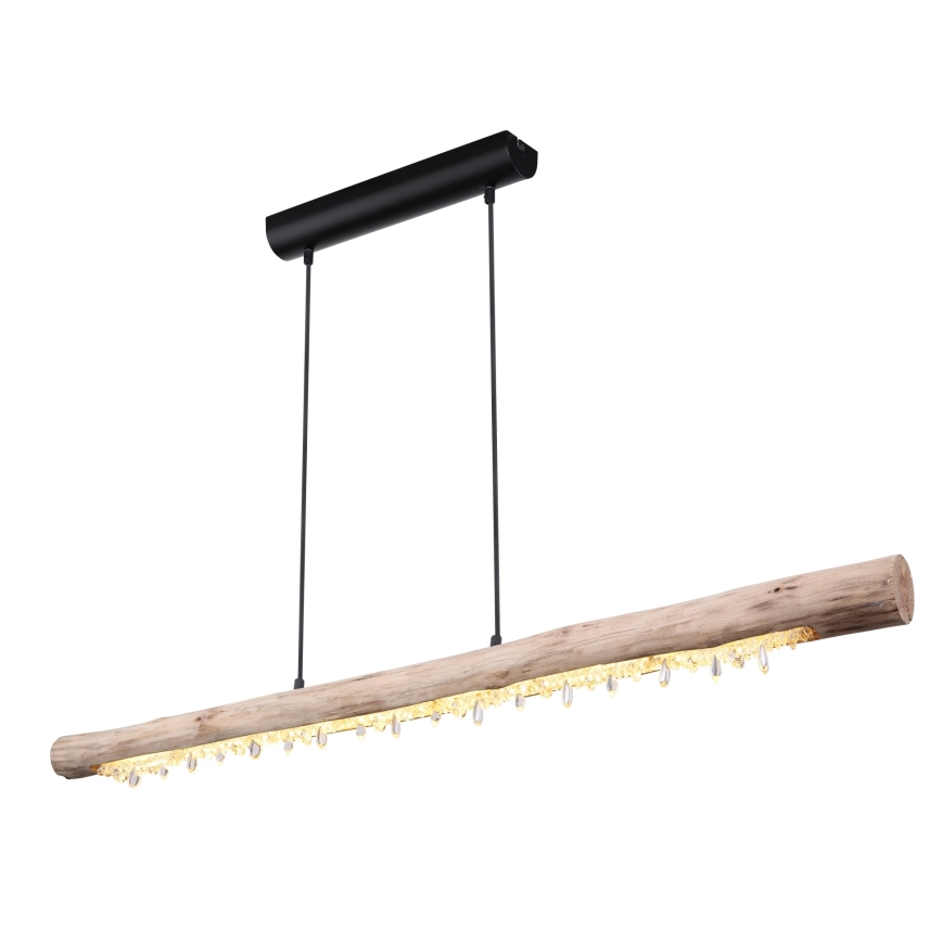 Globo 15354-20 - Dimbar LED-pendel på vajer FELICITAS LED/25W/230V beige
