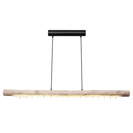 Globo 15354-20 - Dimbar LED-pendel på vajer FELICITAS LED/25W/230V beige