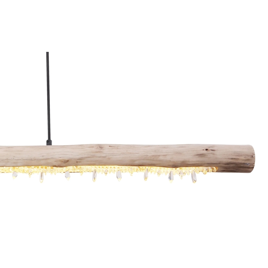 Globo 15354-20 - Dimbar LED-pendel på vajer FELICITAS LED/25W/230V beige