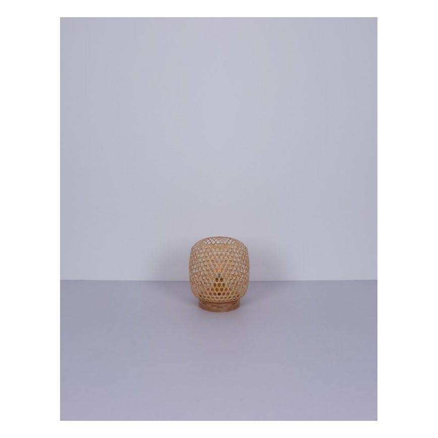 Globo - Bordslampa 1xE27/60W/230V Bambu