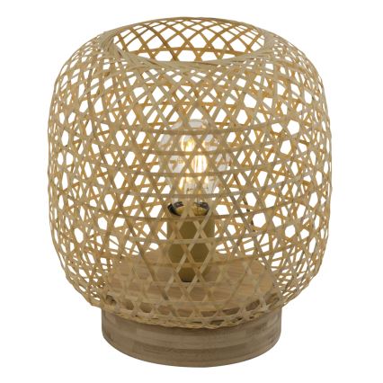 Globo - Bordslampa 1xE27/60W/230V Bambu