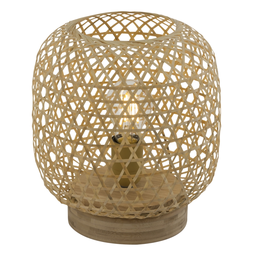 Globo - Bordslampa 1xE27/60W/230V Bambu