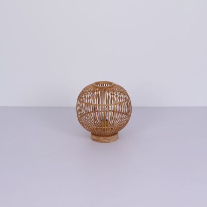 Globo - Bordslampa 1xE27/60W230V Bambu