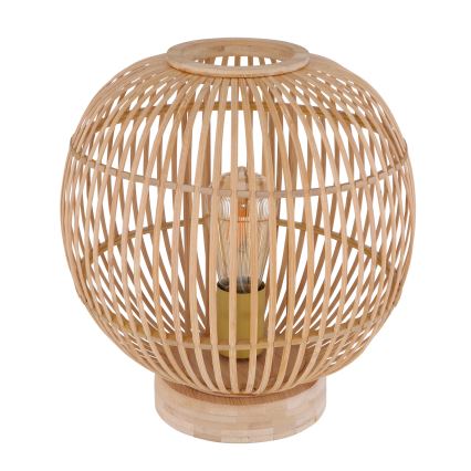 Globo - Bordslampa 1xE27/60W230V Bambu